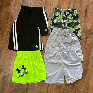 Kids Shorts Set - Black, Green, Gray, Camo